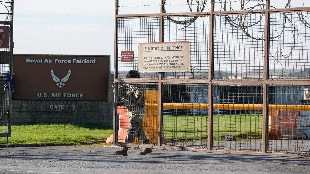 Counter terror police arrest UK-Iranian national over RAF Fairford investigation