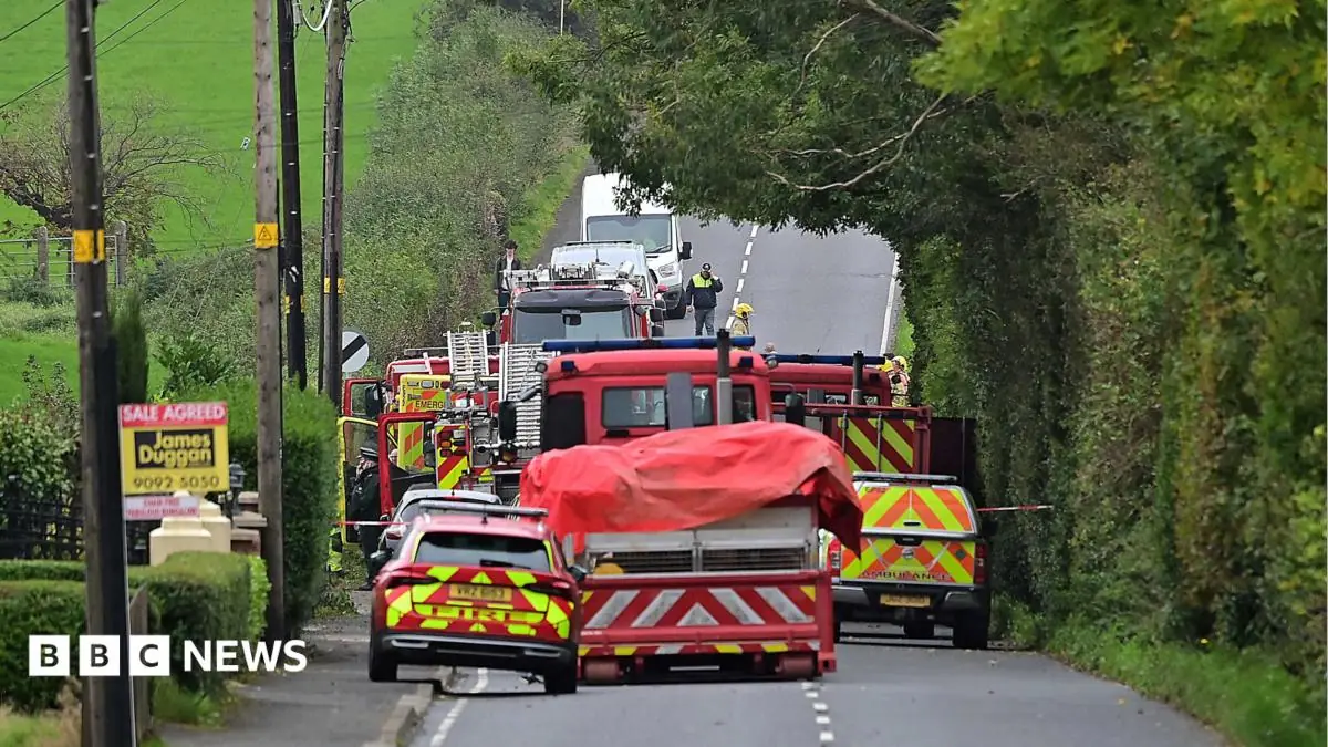 Police name two men who died in workplace incident near rural road
