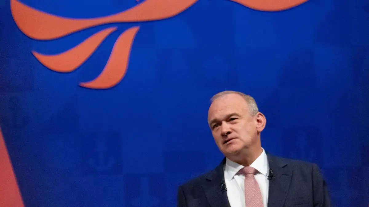 Ed Davey sets eyes on Tory seats and coalition at Lib Dem party conference