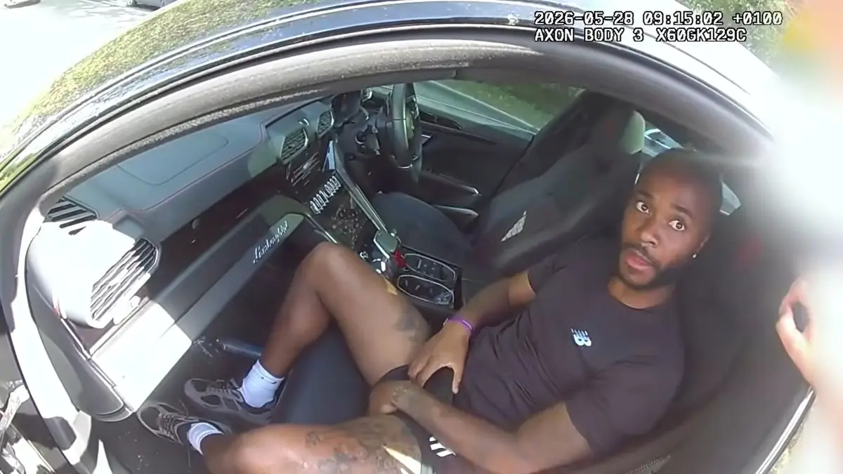 Hospital admissions for laughing gas at near-record levels despite ban as Raheem Sterling caught at the wheel
