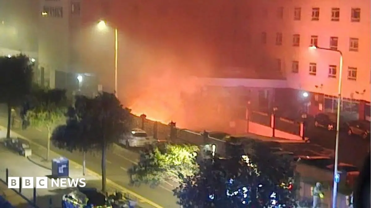Major seaside hotel fire that evacuated guests during night treated as suspicious