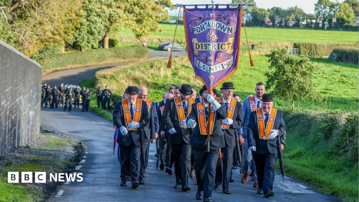 Police block Protestant Orange Order from controversial parade route